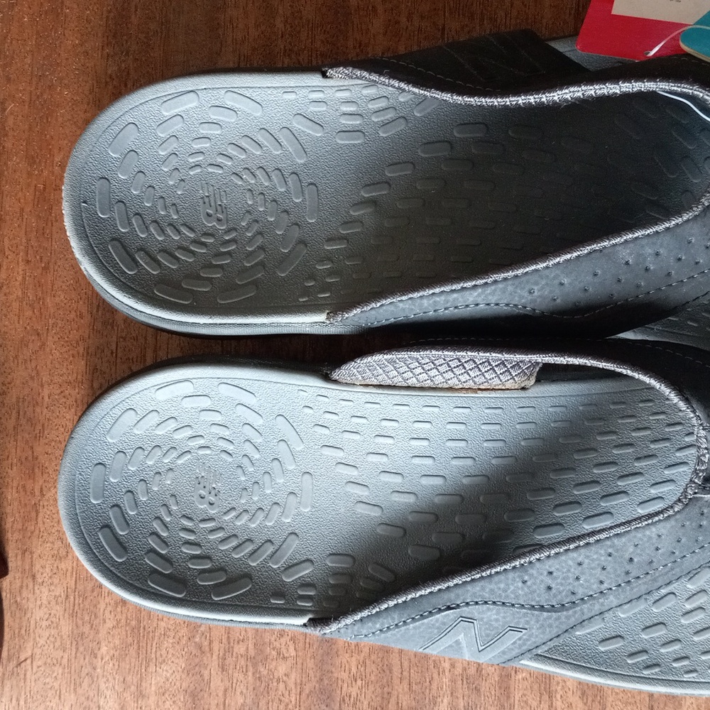 New Balance REVITALIGN RX Gray Flip Flops MENS SZ.12 - Picture 3 of 14